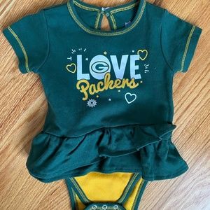 Green Bay packers onesie